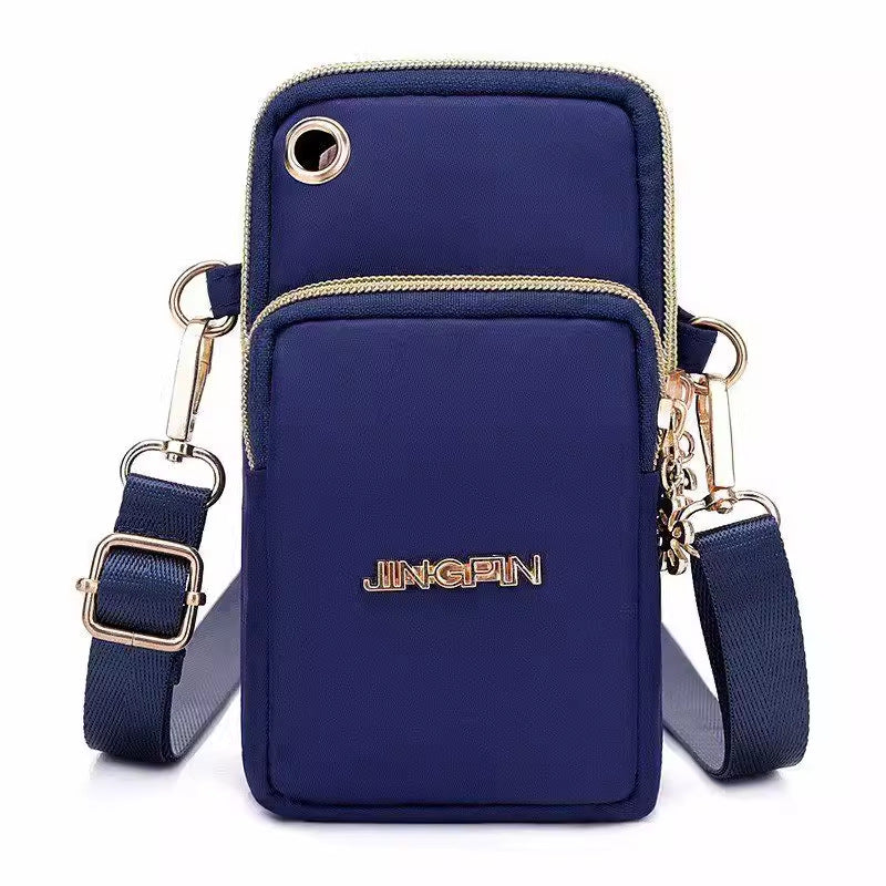 Vertical Mobile Phone Bag Nylon Small Cloth Bag Single Shoulder