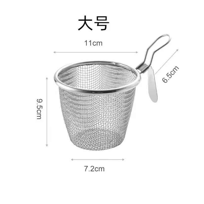 Hot pot special colander fine mesh household with hook powder strainer