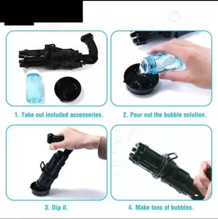 Bubble Gun for Kids