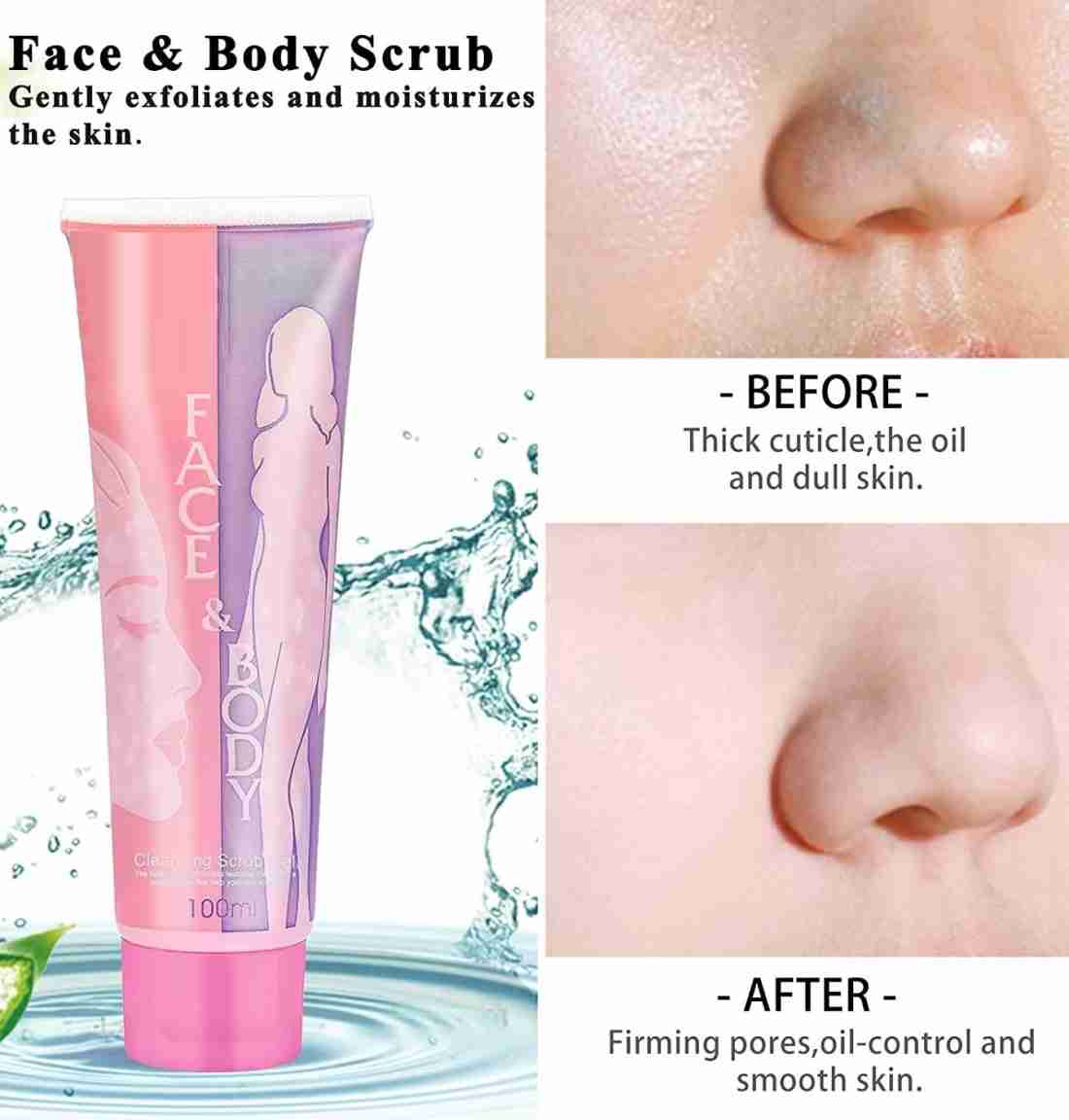 Face And Body Cleansing Scrub Gel..